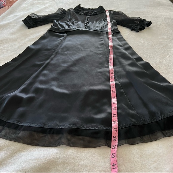Marc Jacobs 100% Silk 1930s Victorian Style A-Line Dress - Picture 7 of 8